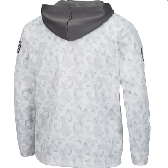ALABAMA CRIMSON TIDE COLOSSEUM QUARTER ZIP HOODIE ARCTIC CAMO - XL - Picture 3 of 4
